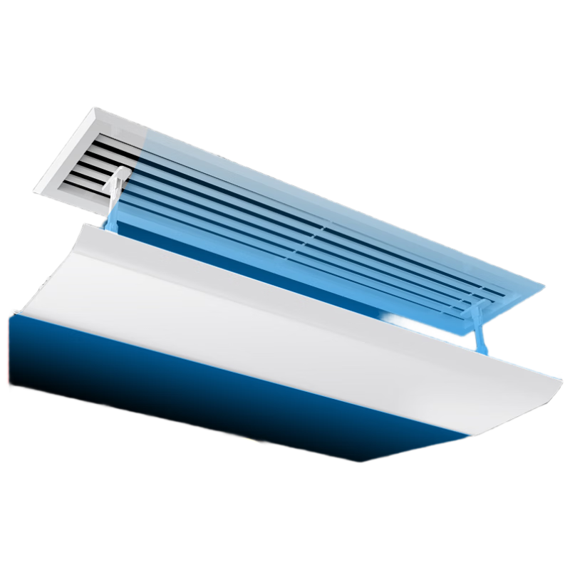 LINGCHEN Central Air Conditioning Wind Deflector, Anti-Direct Blowing, Side-Mounted Or Ceiling-Mounted Duct, Air Conditioner Outlet Vent, Air Guide Baffle, 60*20cm