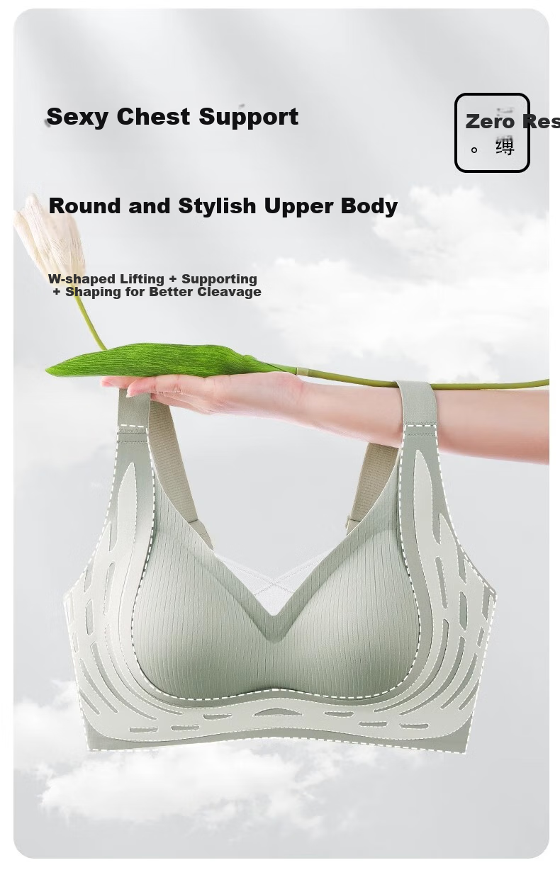 Me Feeling Women's Soft Support Bra, Lift And Push-Up, Anti-Sagging, Gather Side Boob, Wireless, Seamless, Sexy, Adjustable Bra 1