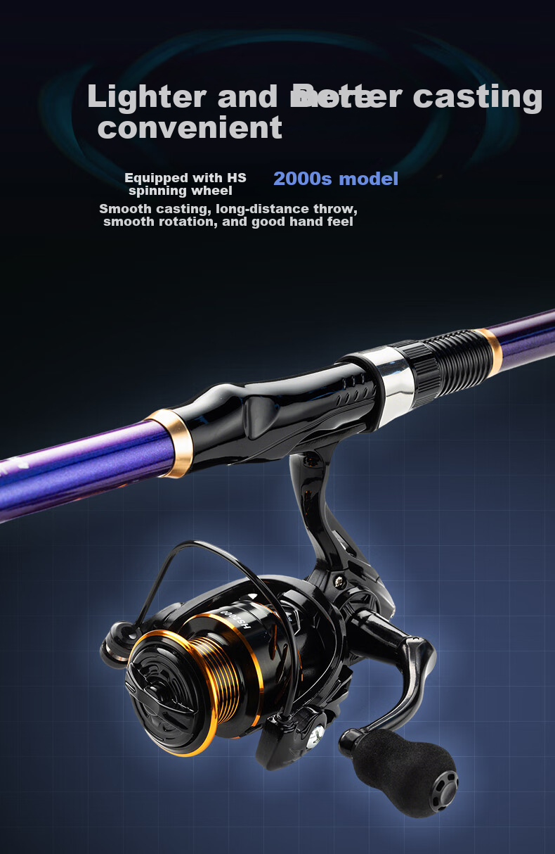 Weilianmeng 4.5-Meter No. 4 Shangfang Rock Fishing Rod, Large Guide Rings, Sliding Float Rod, Ultra-Light And Ultra-Hard, Suitable for Both Hand And Sea Fishing, Rock Fishing Rod, Fishing Pole, Casting Rod 15