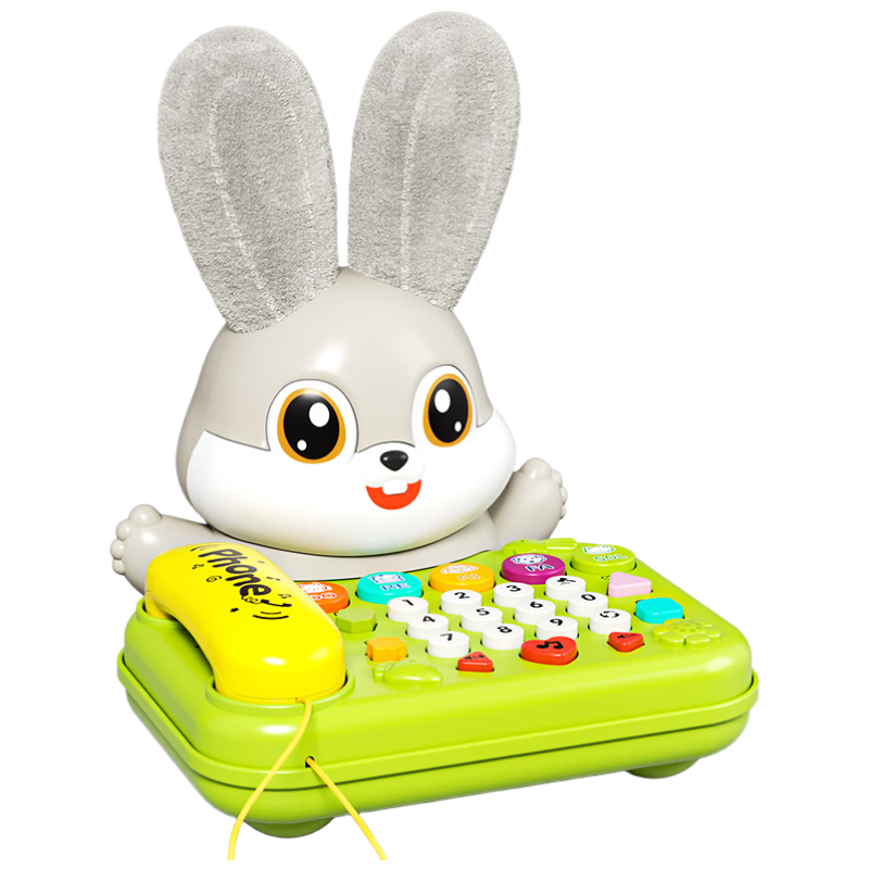 Danmiqi Children's Toy Phone 1-2 Years Old Infant Toddler Early Education Multifunctional Realistic Landline 12 Months Boys Girls