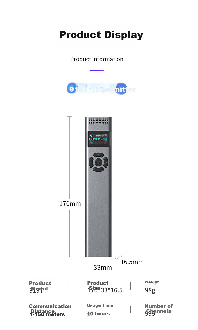 Bcity 929R Wireless Tour Guide System, One-To Wireless Tour Guide System for Political And Enterprise Reception, Team Visits And Teaching, 1 Transmitter, 10 Receivers + 10 Seat-Charging Positions + Storage Box 1