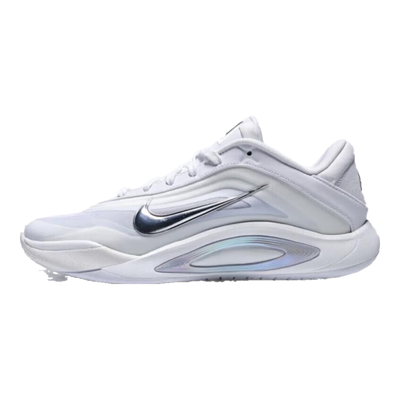 NIKE Men's And Women's Basketball Shoes, A'ONE EP Ajia Same Style Sneakers FZ8606-100 White 40.5