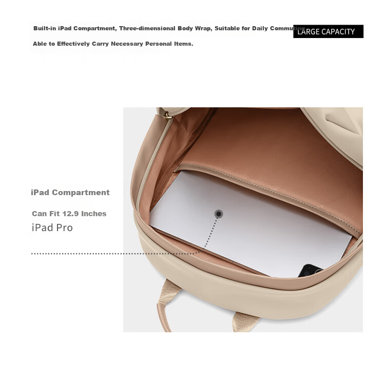 GOLF Women's Fashion Waterproof Backpack Crossbody Shoulder Handbag Versatile Phone Bag Women's Day Gift 8