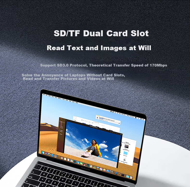 UGREEN Type-C 3.2 Dual HDMI/DP Triple Display Adapter Docking Station USB-C Compatible Thunderbolt 4/5 Expansion Dock 10G Multifunctional Adapter 8K Multi-Screen Extension Compatible with Huawei Computers 19
