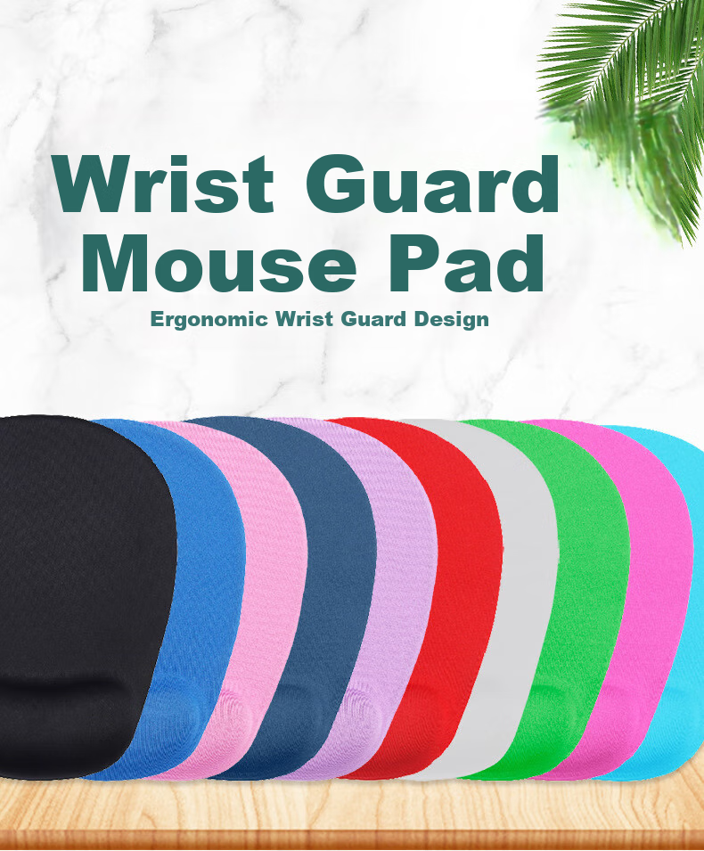 Lingshe Wrist Rest Mouse Pad, Anime Silicone Wrist Support, Cute Cartoon Office Gaming Computer Mouse Pad, Thickened Wrist Guard for Women's Desk Pad H58 Gray 1