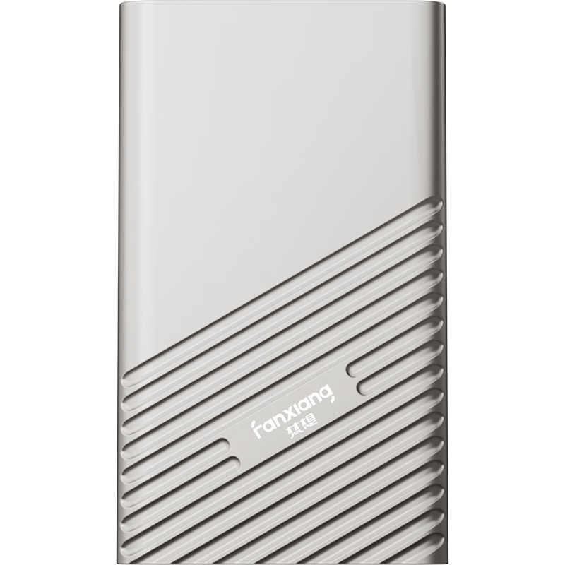 FANXIANG 500GB Portable Solid State Drive (PSSD), Portable SSD Type-C, Direct Connection to IPhone 16 Pro Max, External Hard Drive for Computer, PS2000 Silver