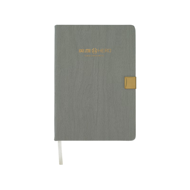 HERO New A5 Business Notebook Thickened Hard Cover Leather High-End Gift Meeting Office Stationery Lined Tearable Diary Journal Binder