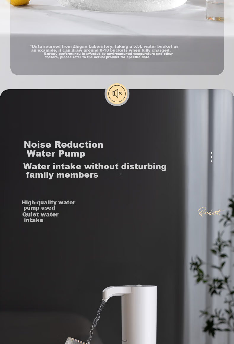 CHIGO Electric Water Pump Dispenser for Bottled Water, Automatic Water Dispenser for Pure Water, Water Extractor MX-H17 4
