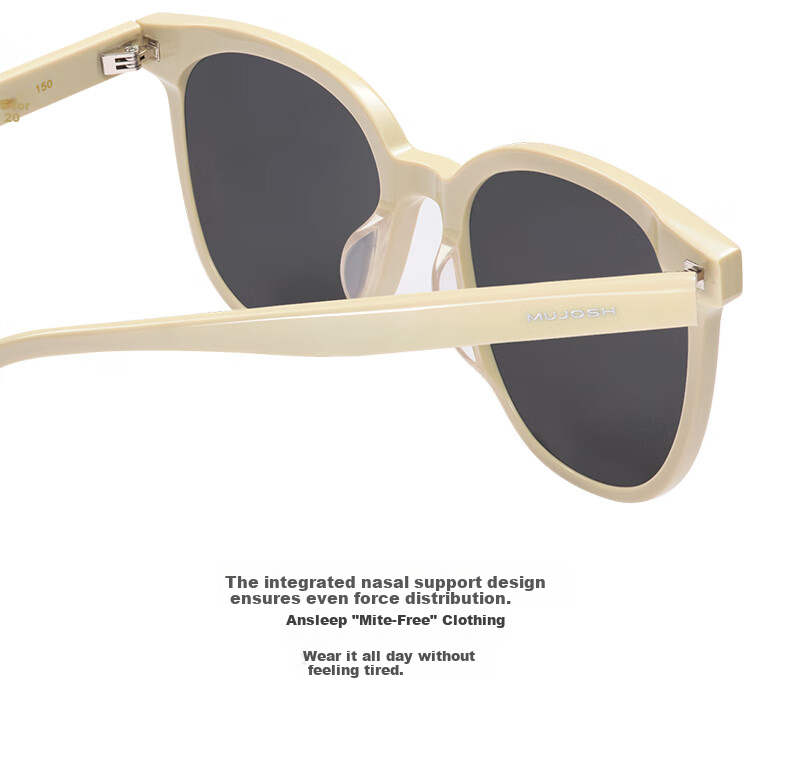Mujiushi [Celebrity Style] Trendy Large Square Sunglasses, Face-Slimming, UV Protection, SK722 Obsidian Black 14