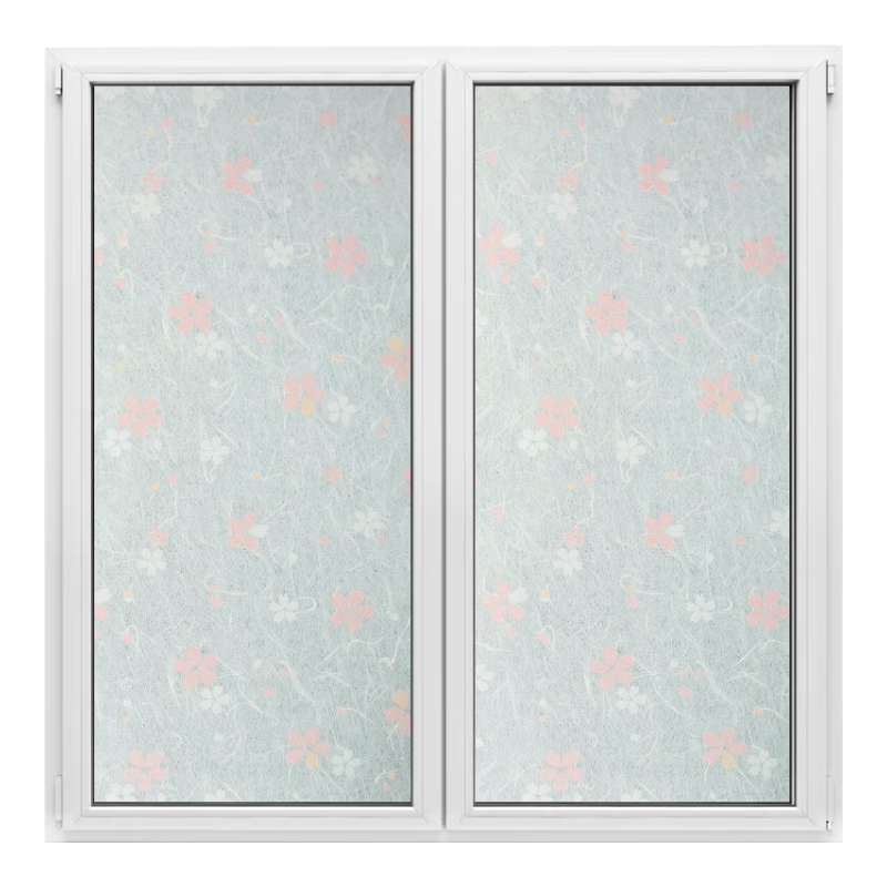 MEIWA Frosted Glass Sticker, Adhesive-Free, Self-Adhesive Window Film, Bathroom Privacy Film, 30*200cm