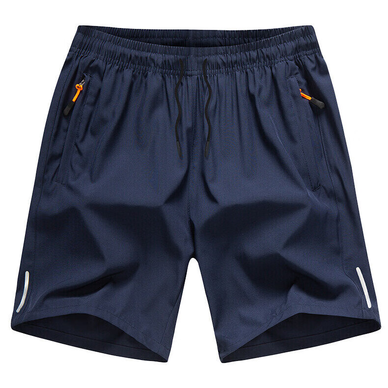 Jeanswest Ice Silk Shorts for Men, Thin Summer Cool Trendy Loose Casual Beach Shorts, Quick-Dry Running Fitness Sports Pants for Me 4