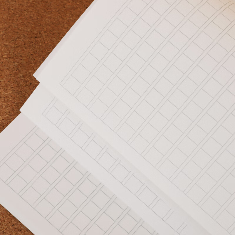 KOKUYO Campus Wireless Binding Notebook, 60 Sheets, 300 Grids, 3-Pack, Kraft Paper Composition Notebook WCN-CNB1669