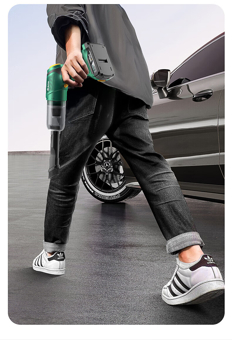 SATA Car Vacuum Cleaner, Brushless High Suction Power, Household And Vehicle Use, Cordless Handheld, High-Power Desktop Dust Removal Machine D05133 3