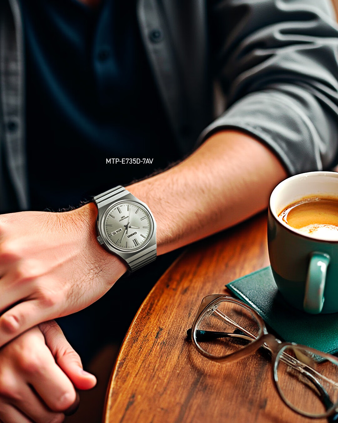 CASIO Men's Watch, Student Sports Quartz Analog Watch, Simple And Stylish Fashion Gift for Men And Women, MTP-E725L 7