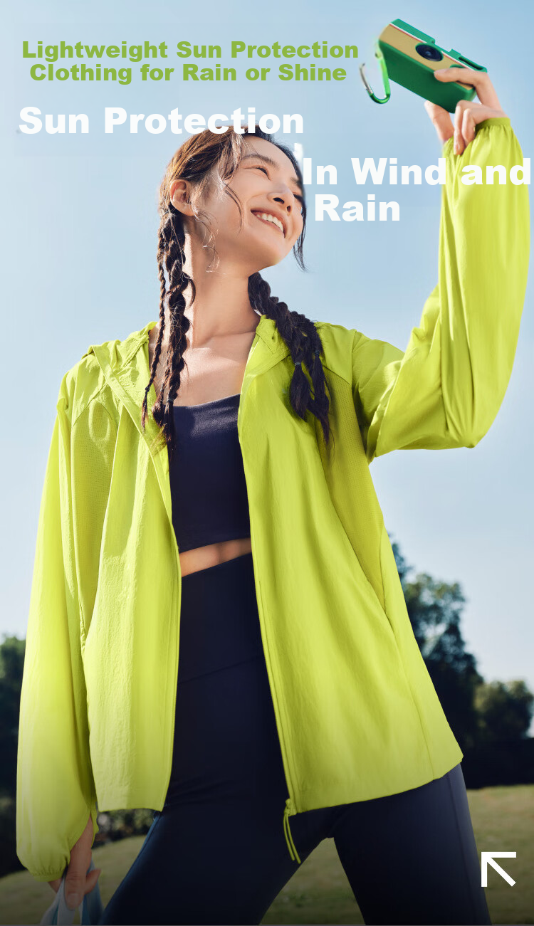 Beneunder Women's Lightweight Water-Repellent Portable Breathable UV Protection Sunscreen Jacket TS402 Cream White L 32