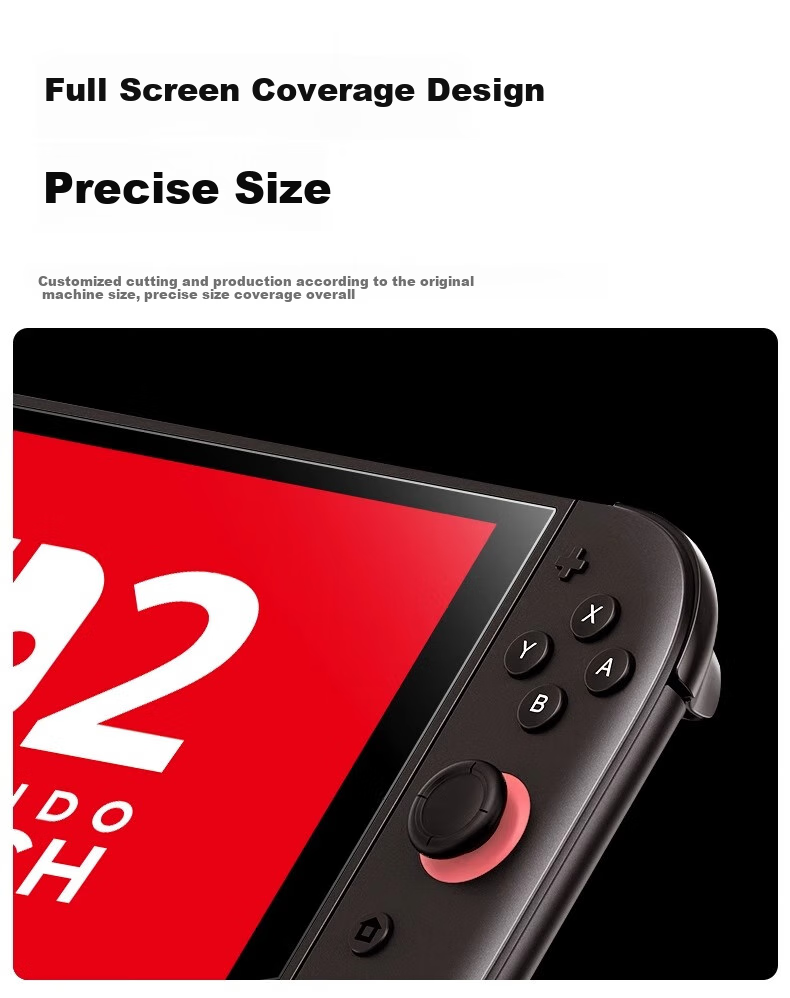 LANGLING [AR Anti-Glare | Instant Application Tool] Compatible with Nintendo Switch 2 Tempered Glass Screen Protector, Nintendo Switch 2 HD Anti-Glare Full Coverage Anti-Fingerprint Protective Film 6