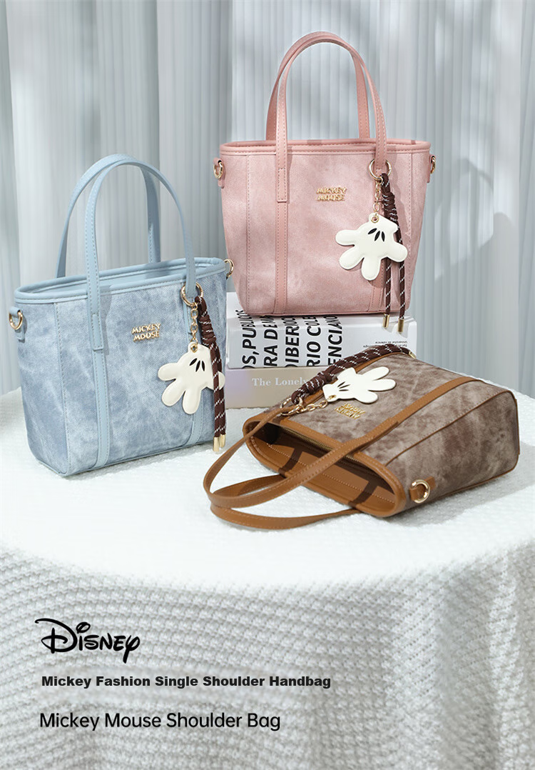 Disney Handbag, Women's Shoulder Crossbody Bag, Mickey Mouse Bag, Basket Bag, Gift Box Packaging, Birthday Present for Wome 2