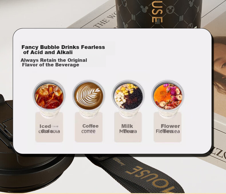 Disney Insulated Mug, Large Capacity Coffee Cup, Portable Travel Cup, 316 Food-Grade Stainless Steel Gift, 500ml 4