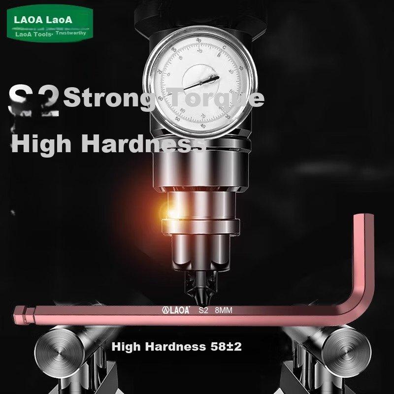 LAOA Lao A Hex Key Set, 9 Pieces, Metric Hex Wrench Set, LA310209