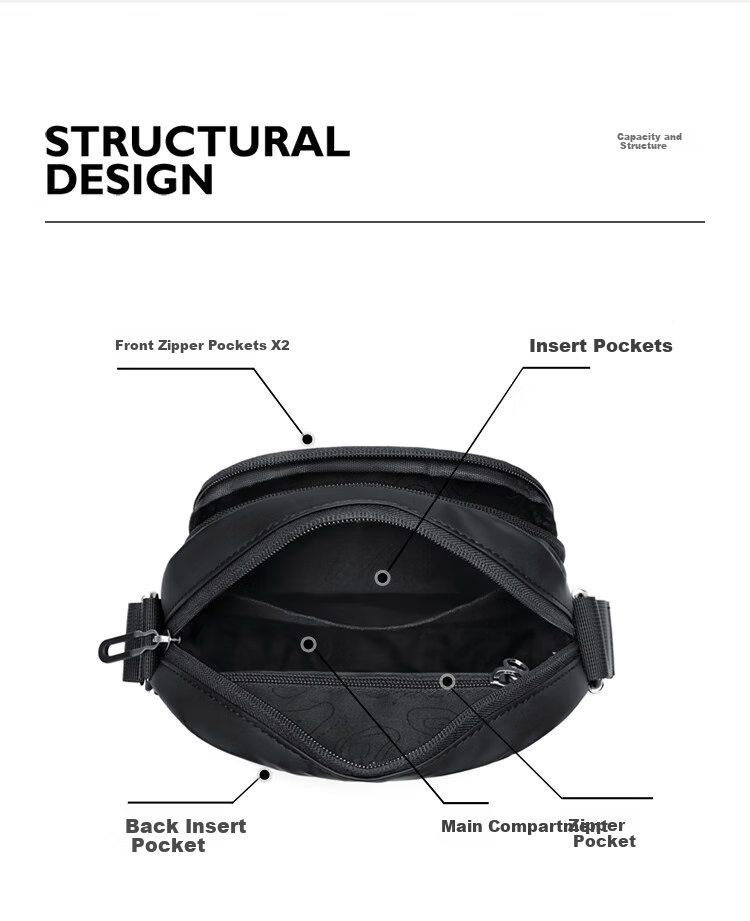 GOLF Shoulder Bag, Casual Crossbody Bag for Men And Women, Phone Bag, IPad Mini Bag, Water-Resistant Cycling Sports Messenger Bag 6
