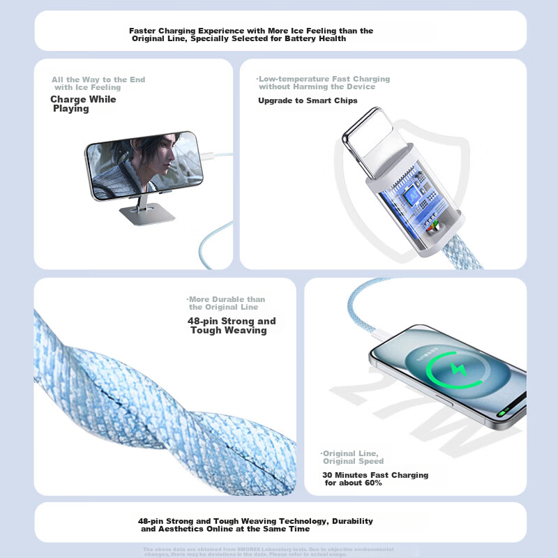 Кабель Smorss Apple Lightning