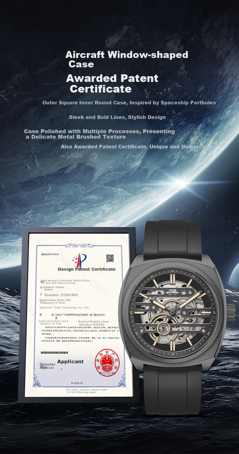 Beijing Men's Fully Automatic Mechanical Watch, Mechanical Master, Skeleton Luminous Birthday Gift for Me 10
