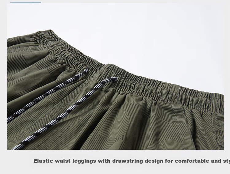 TUCANO Men's Shorts, Summer Pure Cotton Thin Camouflage Loose Five-Point Pants, Men's Outdoor Wear, Large Shorts, Mid-Length Pants, Men's Trousers 4