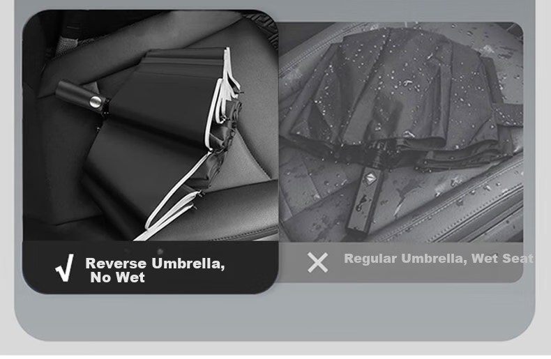 MAMORU Fully Automatic 10-Rib Reverse Umbrella, Upgraded Dual-Use for Sun And Rain Protection with UV Protection, Large Double-Person Portable Umbrella 6