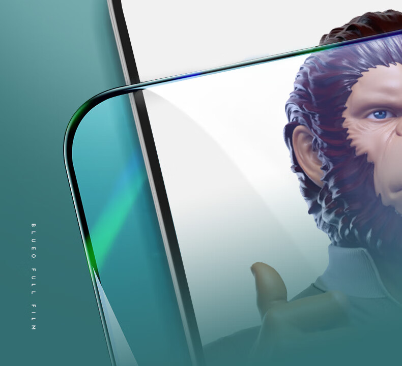 BLUEO Screen Protector for OPPO Reno14, High-Definition Tempered Glass Film, Shatterproof And Wear-Resistant Phone Protective Film 9