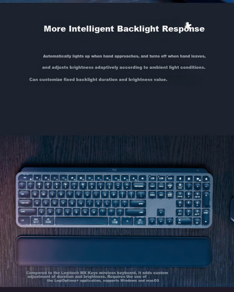 Logitech MX KEYS S COMBO Enterprise Wireless Keyboard And Mouse Combo, Premium Business Office Set, MX Keys S + MX Master 3s Black 6