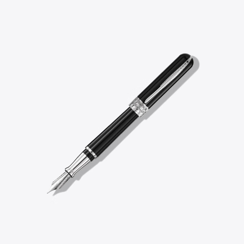 PINEIDER Avatar Series Black Fountain Pen with F Nib for Men And Women, High-End Ink Pen, Gift Idea SS AFXPPI2101421 Present