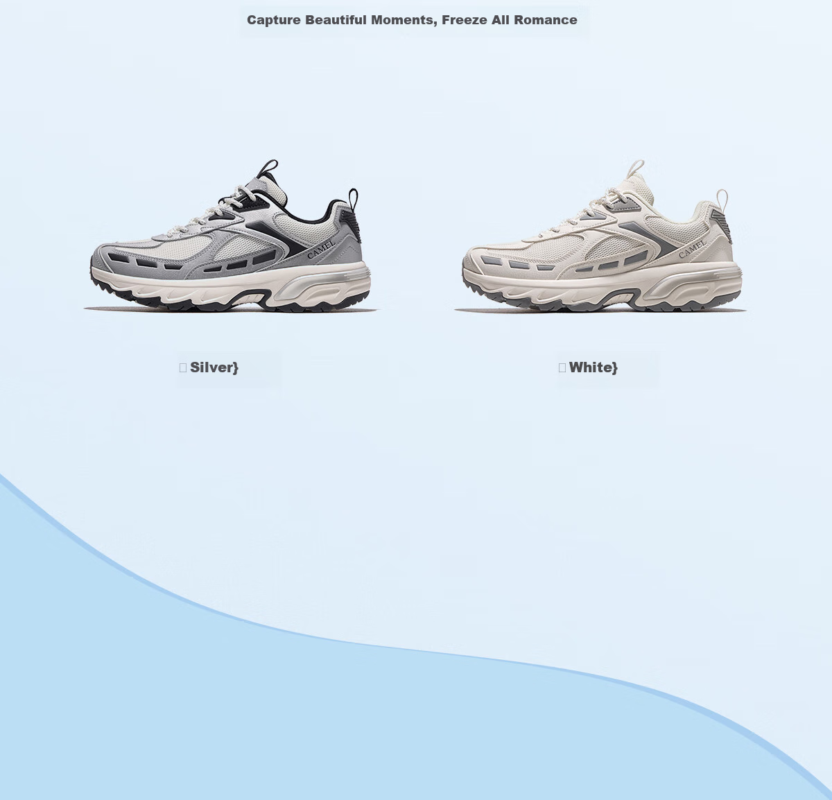CAMEL Outdoor Hiking Shoes Unisex Non-Slip Breathable Sports Casual Footwear 7050 Size 38 10