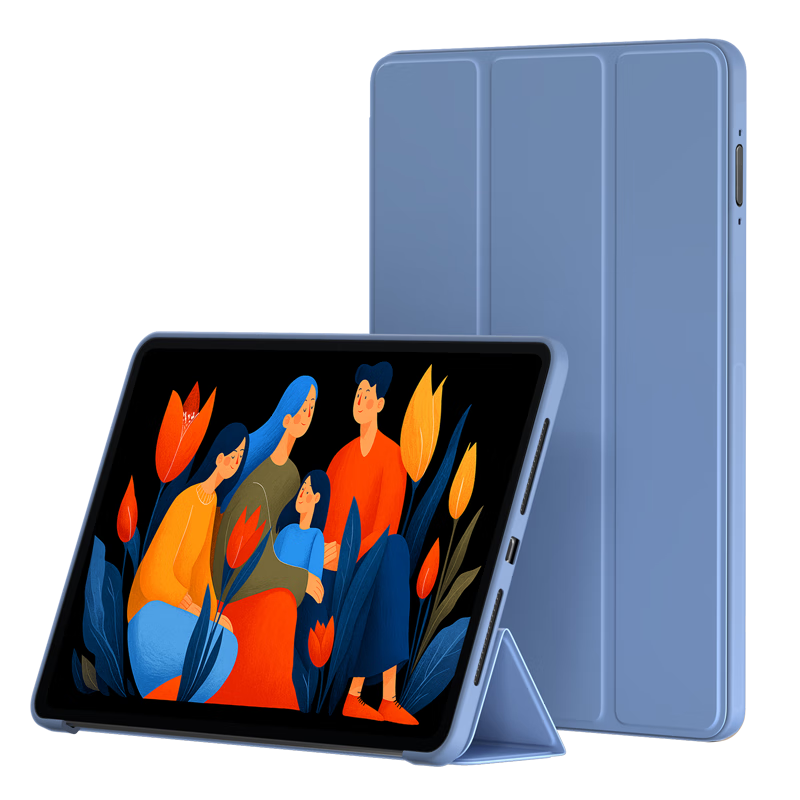 BIAZE Compatible with Lenovo Xiaoxin Pad 2025 Protective Case, Lenovo Tablet 12.1-Inch Protective Cover, Full Protection Shockproof Smart Sleep Cover PB623-Lavender