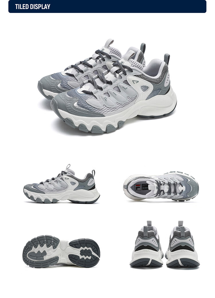 FILA Mushroom Sneakers Modern Sports Shoes Men's Autumn Winter Thick Sole Casual Dad Shoes 40