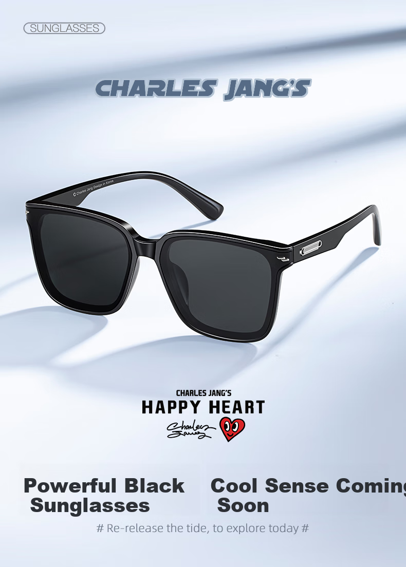Chaersitaoxin Men's Sunglasses, Driving UV Protection, Anti-UV Sunglasses, Large Frame GM Style, Outdoor Travel CJ20009 Back to School 1