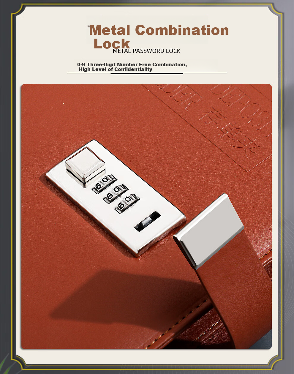 Longe Document Organizer with Bank Deposit Book Holder, Multi-Functional Bill Folder for Receipts, Cash, Checks, Reimbursement Forms, Large Capacity Bill And Card Holder 3