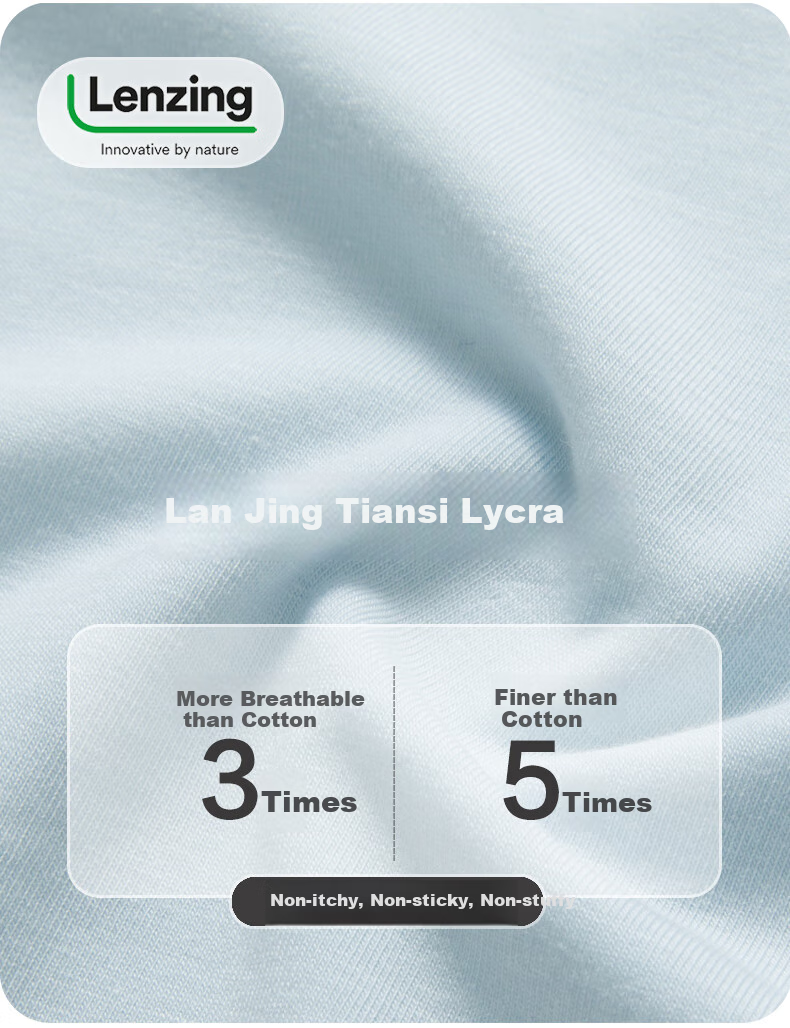 LangSha Children's T-Shirt, Boys' Short Sleeve, Girls' Summer Thin Top, Breathable Quick-Dry Class A Lyocell Loungewear Pajamas 2