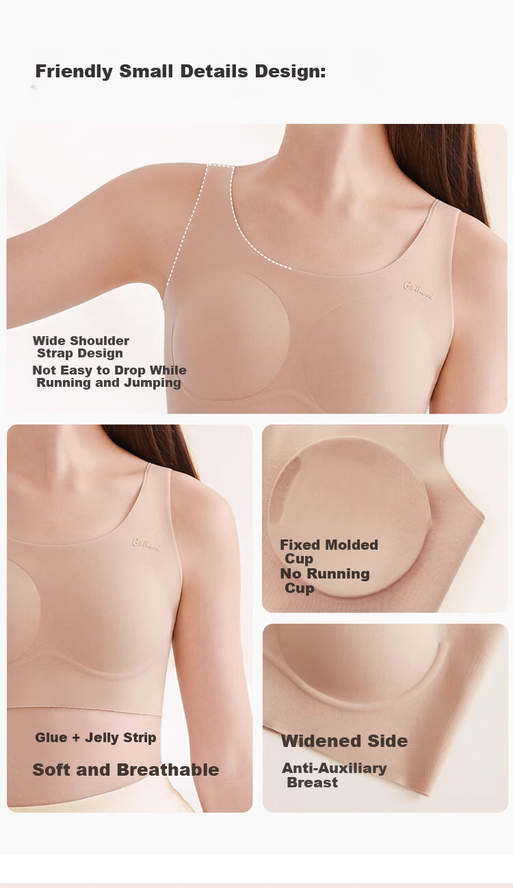 GRACEWELL Girls' Foundation Liquid Bra for Children And Teenagers, Invisible Non-See Through Bra for Puberty, for Middle And High School Students Aged 9-18 XL 15