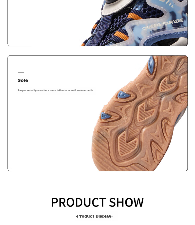 361° Children's Shoes, Kids' Sandals Summer 2025, Boys And Girls Breathable Wear-Resistant Toe Protection Creek Shoes Closed-Toe Sandals, Blue Size 37 26