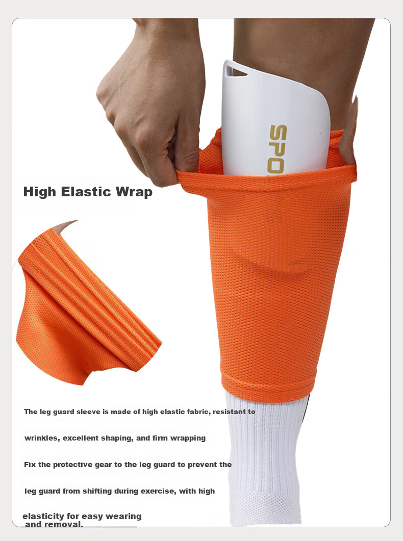 VICTORIATOURIST Soccer Shin Guards, Soccer Socks Three-Piece Set, Adult And Children Sports Socks, Professional Competition Insertable Protective Gear Sock Set 8