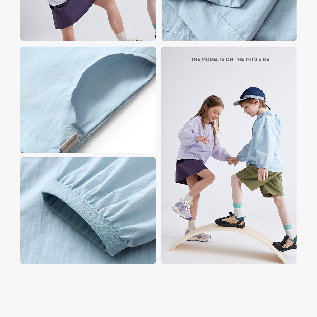 Gulu Diary Kids Sunscreen Jacket 2025 Summer Lightweight Breathable Skin Jacket Outerwear Boys Girls Sun Protection Casual Breathable Top 22