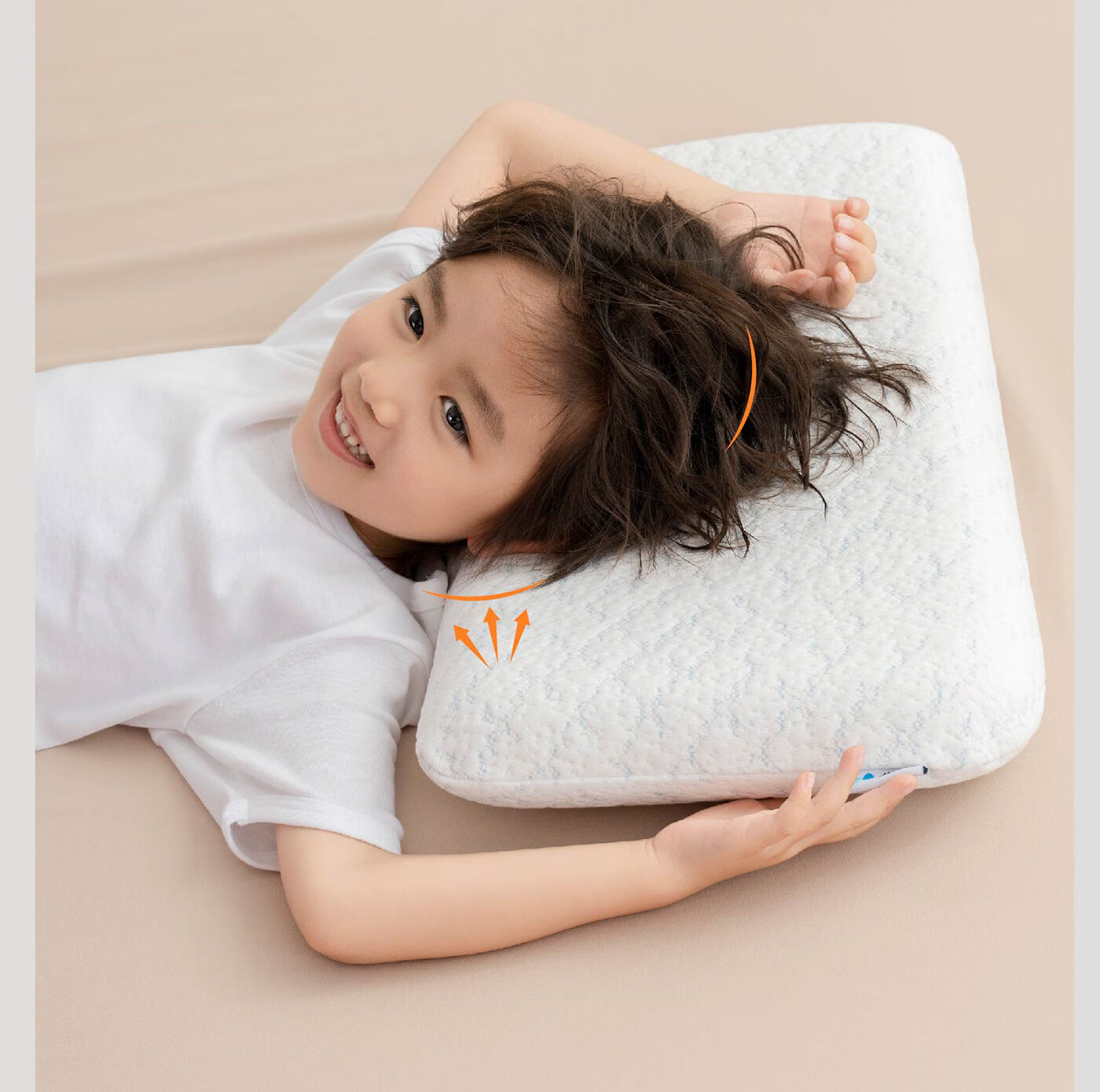 Fessura Pillow for Children's Nap, Memory Foam Pillow, Skin-Friendly And Breathable with Pillowcase, Suitable for Student Dormitory And Home Use, Antibacterial And Anti-Mite 9
