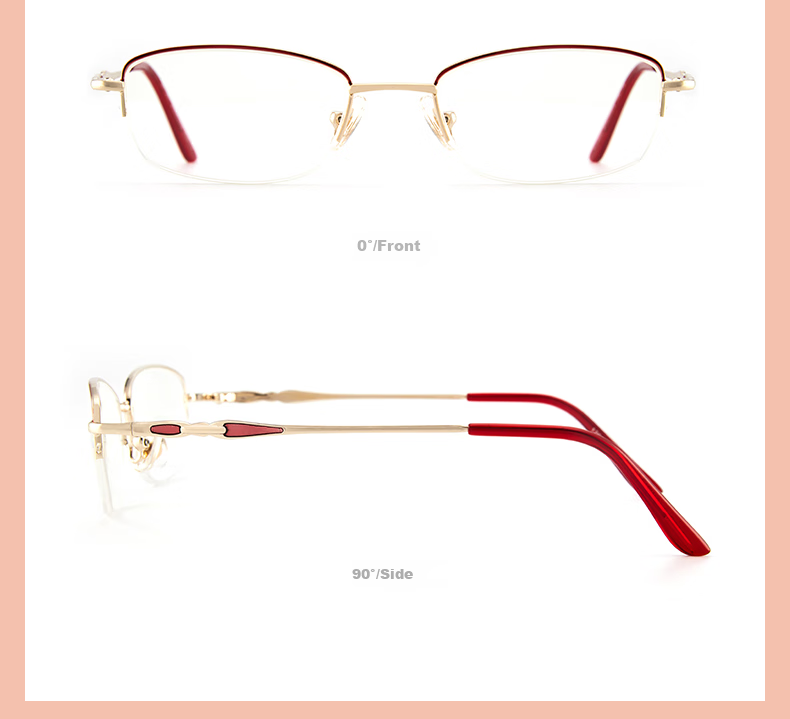SHOWBIZS Anti-Blue Light Reading Glasses for Women, Comfortable Elegant Simple Clear Reading Glasses for Women 1206 4