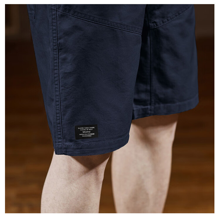 Langsha 2026 Summer New Men's Casual Shorts Loose Lightweight Versatile American Retro Style 11