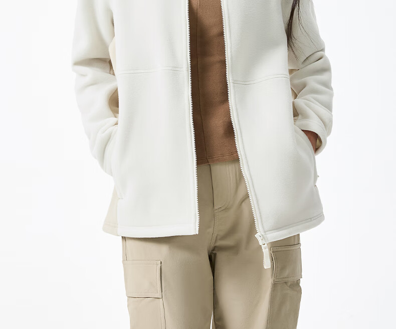 361° Unisex Autumn Winter Fleece POLARTEC Sports Plush Zipper Jacket Liner Fleece Coat 632533613-3 8