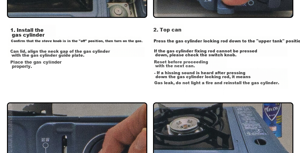 Jauto MAXSUN Outdoor Portable Gas Stove MS-3500S, Butane Cartridge Stove for Home Use 33