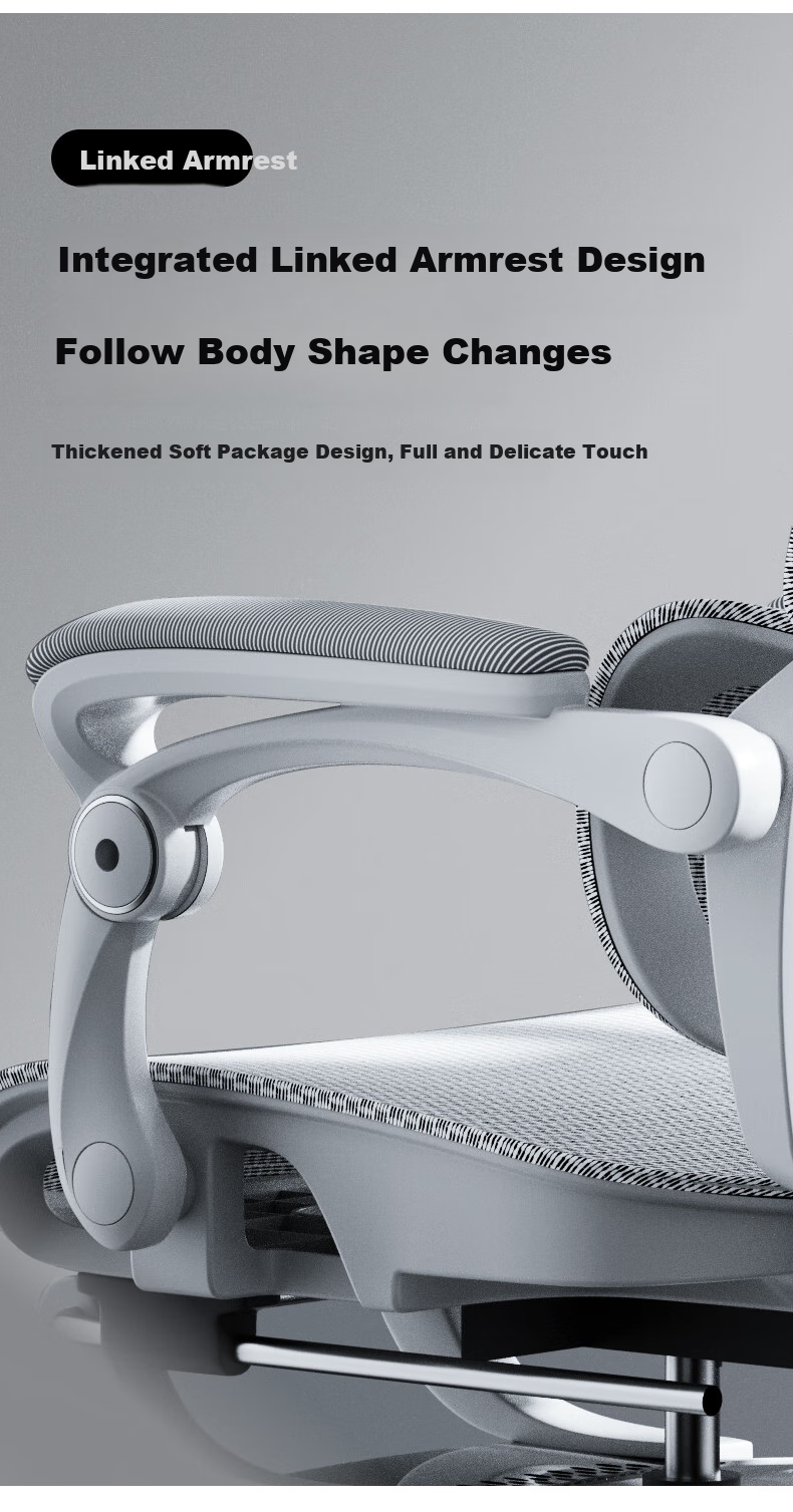 LIANFENG E-65 Ergonomic Chair, Computer Chair, Home Office Chair, Comfortable for Long Sitting, Gaming Chair, Study Room Chair 20