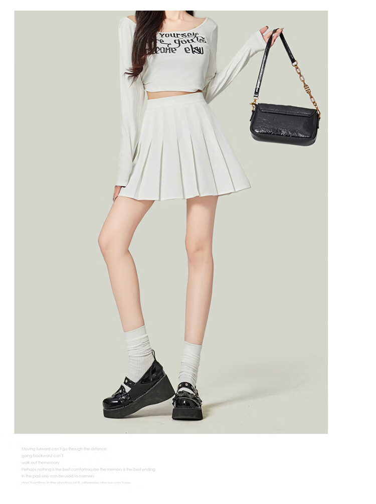 Ziyu Style Pleated Skirt for Women Petite High Waist Slimming Anti-Exposure Blazer Mini Skirt 2026 New Summer Bodycon Half Skirt 26