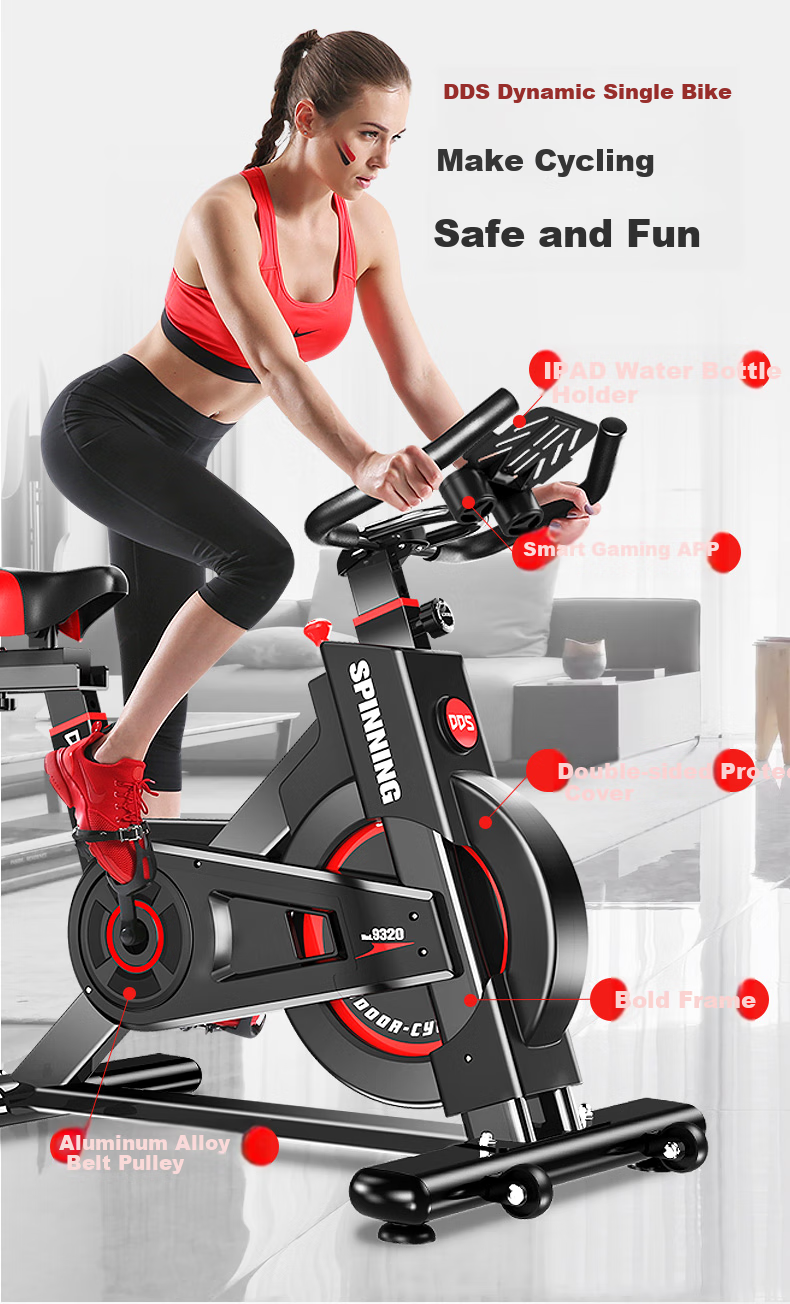 DDS Exercise Bike, Home Fitness Equipment, Indoor Cycling Machine, Workout Bicycle, Fitness Gear DDS9320 10