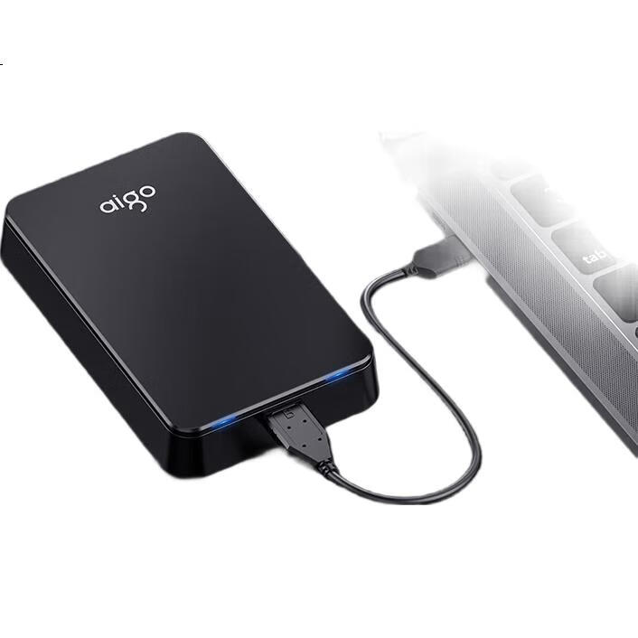 Внешний жесткий диск Aigo HD809, 2 ТБ, USB 3.0, 2.5 дюйма, черный